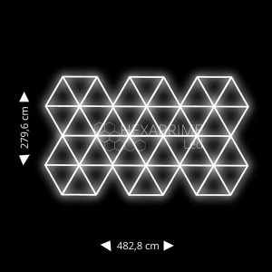 Φωτιστικό Hexaprime Led - Γεωμετρικό σχέδιο 7 - Image 1