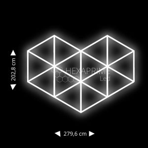 Φωτιστικό Hexaprime Led - Γεωμετρικό σχέδιο 5 - Image 1